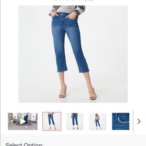 🆕D & Co. Stretch Denim Cropped Slim Straight Jean #7